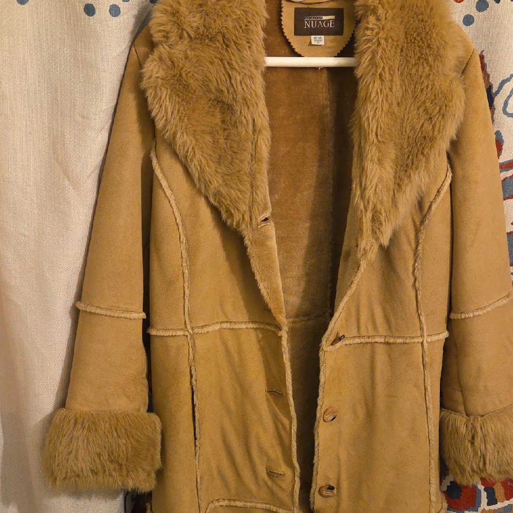 Women's Plush Tan Teddy Jacket